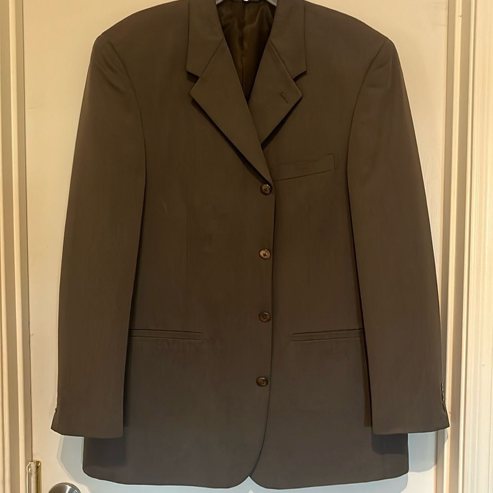 Todays Man Modern Collection sport coat/blazer 44L Taupe Gray
